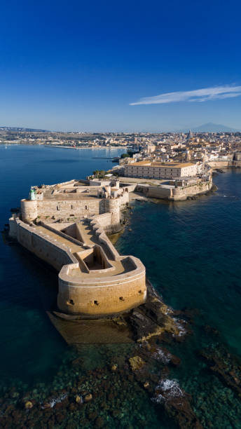 istock Ortigia, Syracuse, view from the sea 2155107110