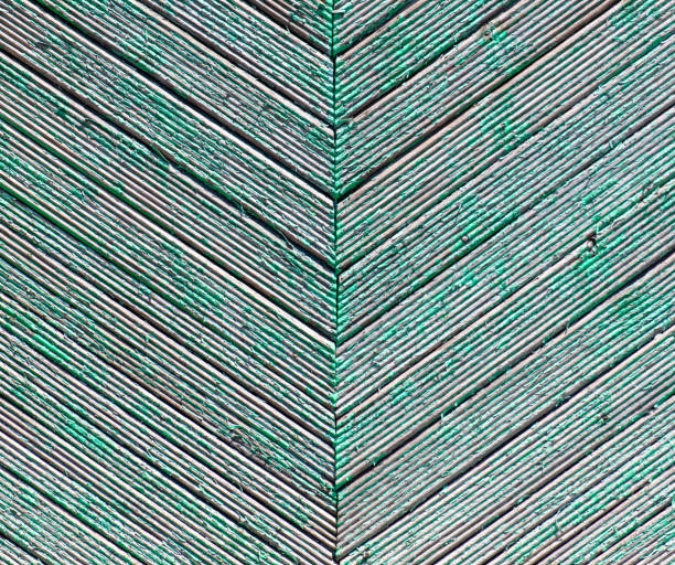 Boards on an old wooden fence as an abstract background. Texture.