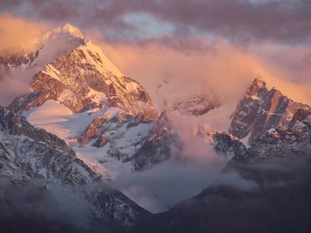 istock Mount Cook and Mount Tasman at Sunset 2155113628