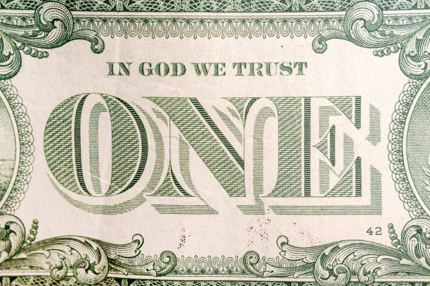 istock Part of a one paper dollar macro shot. 2155127935