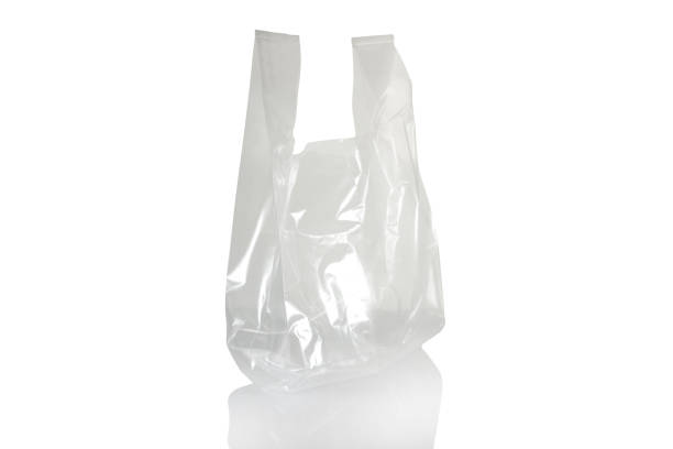 istock Plastic bag for food on white background, pack of PU, storage, blank 2155132991