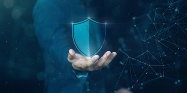istock Concept of Security data and data Protection on web, Virus and identity theft protection. 2155133546