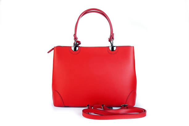 Bag clutch fashion glamour style classic retro isolated on white leather