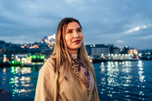 istock Young woman in Istanbul 2155135673