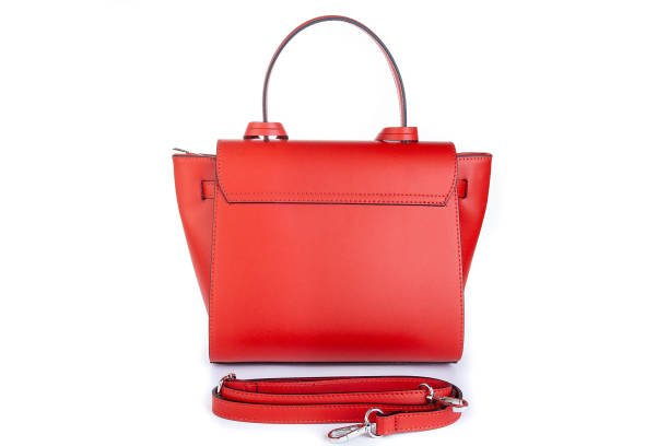 istock Bag clutch isolated on white fashion leather 2155137101