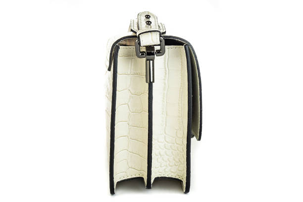 istock Bag clutch isolated on white fashion leather 2155137152