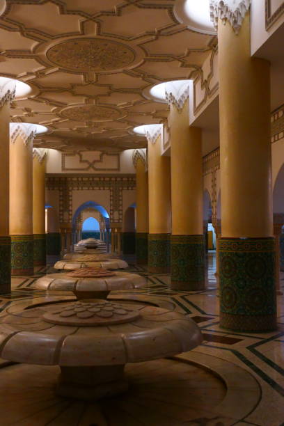 istock Ablution room, Hassan II mosque overlooking the Atlantic Ocean, Casablanca, Morocco 2155138255