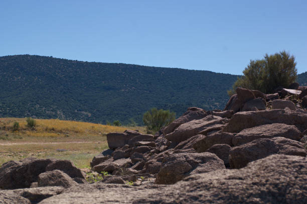 ...summer mountain landscape in the mountains near madrid, spain