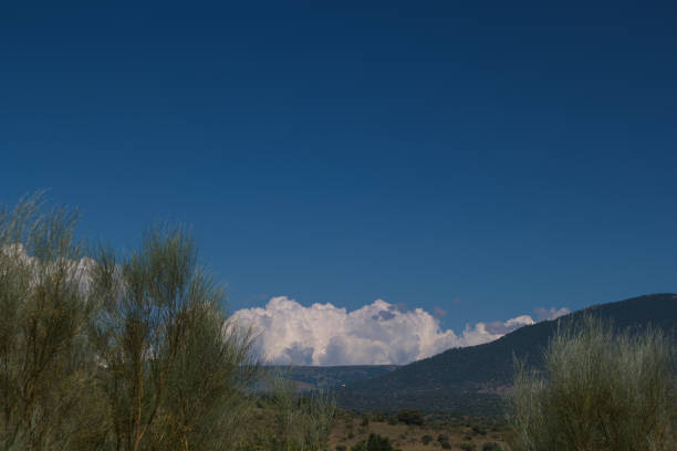 ...summer mountain landscape in the mountains near madrid, spain