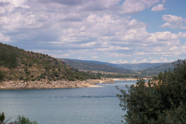 ...summer mountain landscape in the mountains near madrid, spain