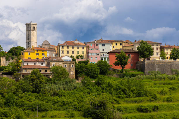 istock Oprtalj town in Istra, Croatia 2155139500