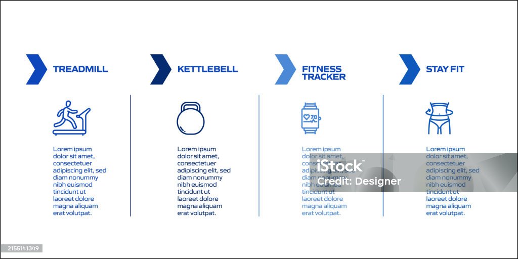 Fitness And Workout Related Process Infographic Template Process ...