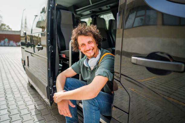 istock Portrait of a male bus driver 2155141528