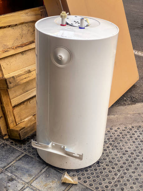 istock Boiler appliance left on the sidewalk 2155149685