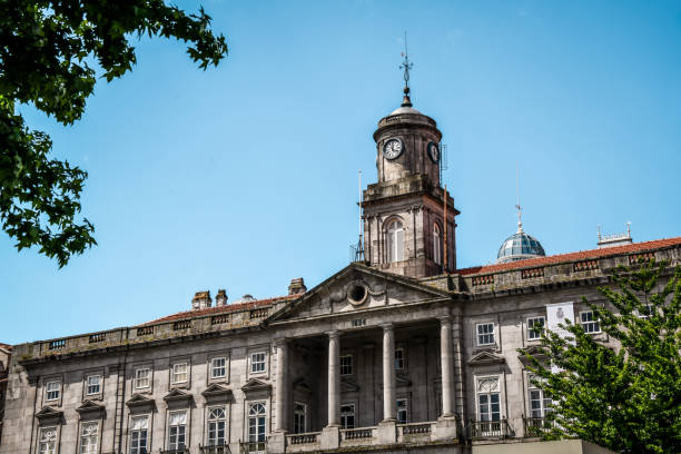 istock Beautiful Palacio da Bolsa And It's Clocktower, Porto, Portugal 2155151904