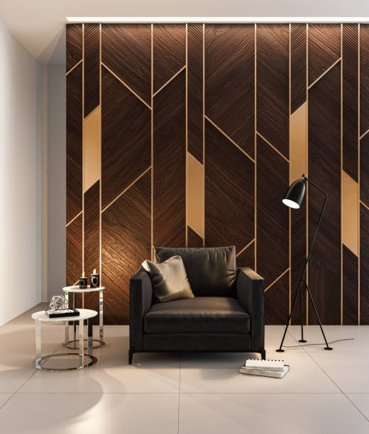 istock Large luxury modern bright interiors Living room mockup illustration 3D rendering image 2155154457