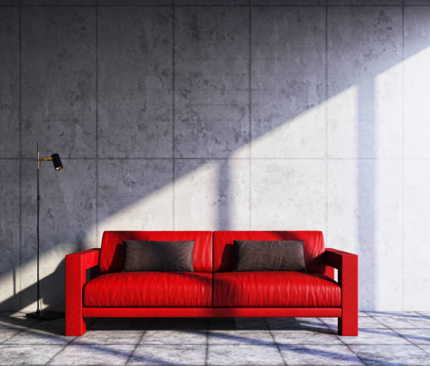 istock Large luxury modern bright interiors Living room mockup illustration 3D rendering image 2155154942