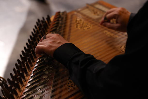 istock The name of this instrument is qanun 2155157613