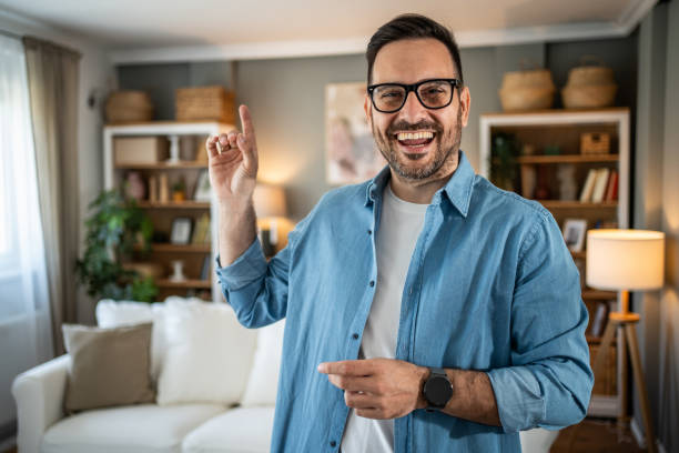istock A young man vlogger is recording his video 2155160830