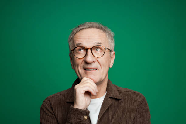 istock Headshot of surprised senior man 2155161886