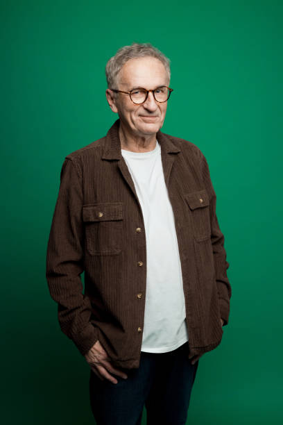 istock Portrait of friendly senior man 2155162656