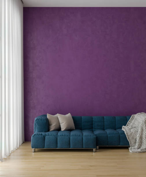 istock Large luxury modern bright interiors Living room mockup illustration 3D rendering image 2155163950