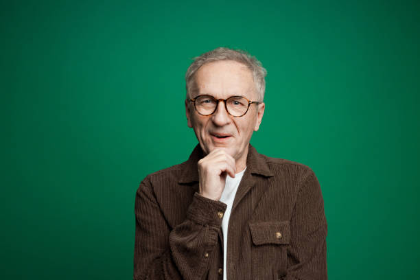 istock Portrait of surprised senior man 2155163996