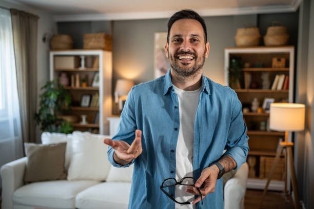 istock A young man vlogger is recording his video 2155164085