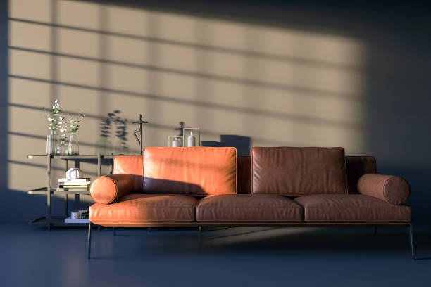 istock Large luxury modern bright interiors Living room mockup illustration 3D rendering image 2155164334