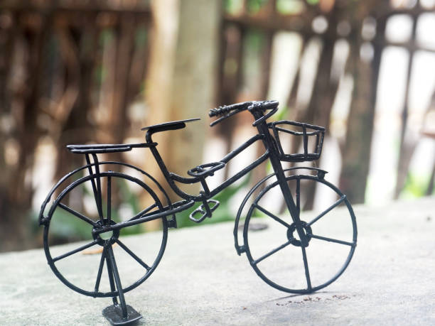 Old Style Vintage Handmade Green Ancient Bicycle
