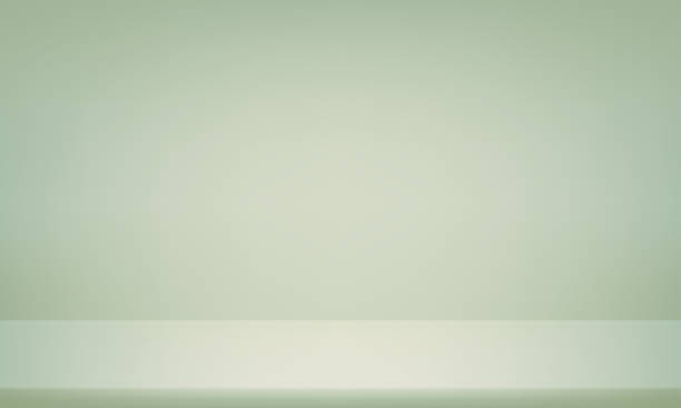 istock Pastel green background. Minimal 3d shelf. Space for selling products on the website. 2155164650