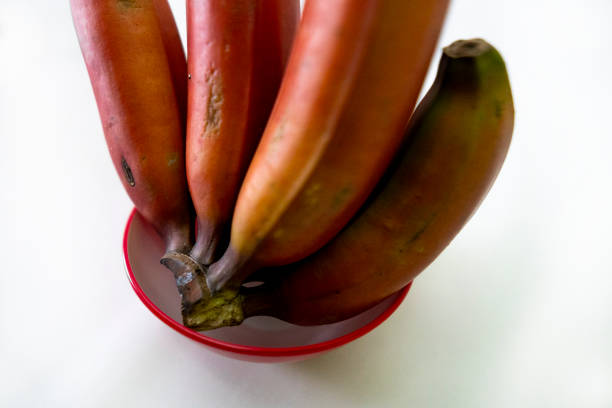 Concept photos of fresh bananas on a kitchen table