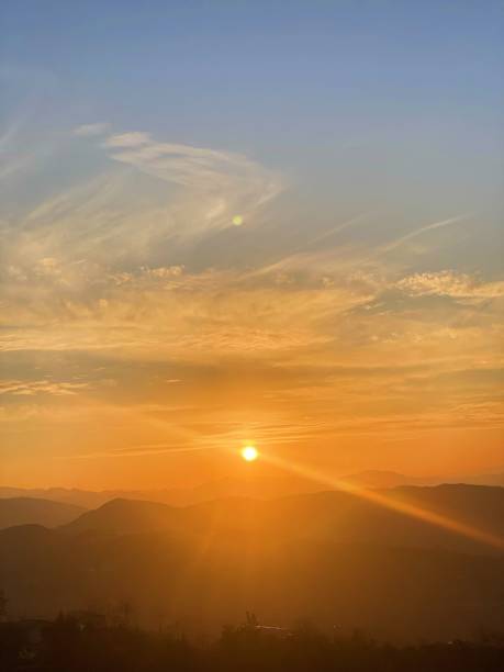 istock Sunset Dusk Beauty on the Mountains 2155171928