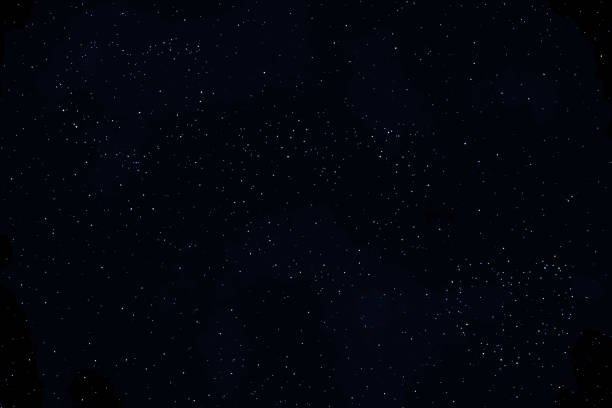 istock Stars in heart shape in the night. 2155174362