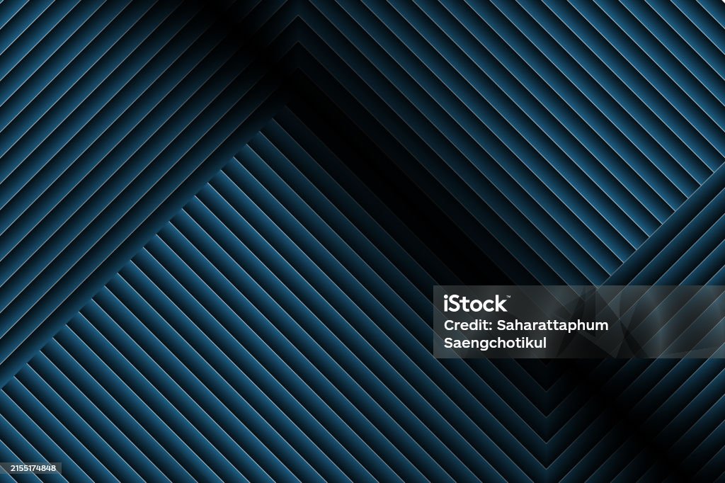 Blue Triangular Geometry Line Stock Illustration - Download Image Now ...