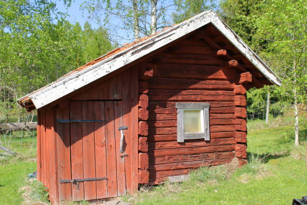 istock An old nice wooden outhouse 2155177742