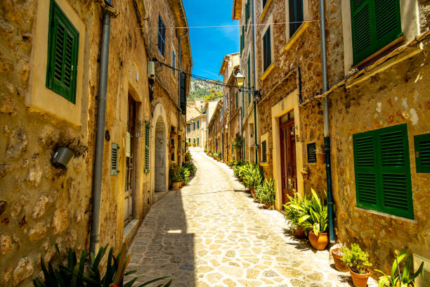 istock Short stopover in the beautiful small town of Valldemossa 2155187589