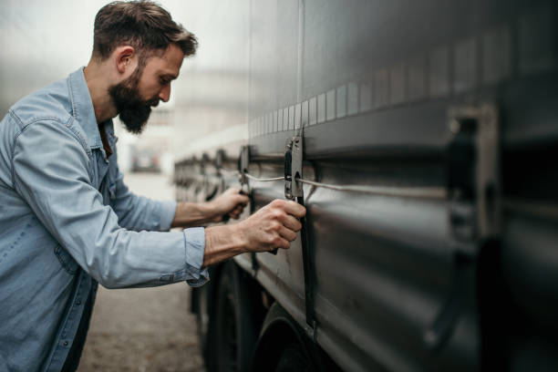 istock Truck Inspection Safety Driving 2155190367