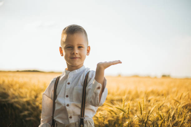 Portrait of a cute little boy