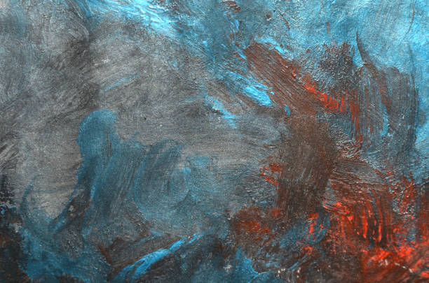 istock bright background in red and blue colors with brush strokes 2155195710
