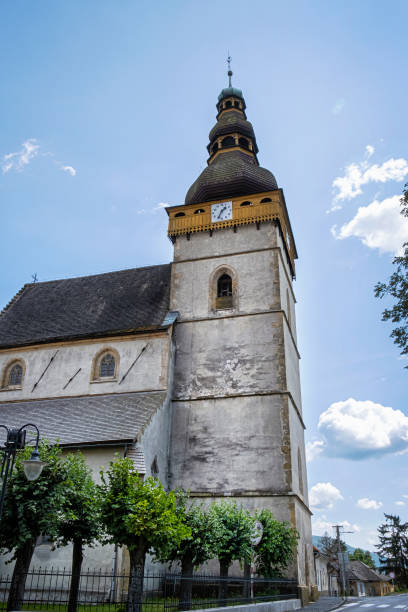 Evangelical church, Stitnik, Gemer, Slovak republic. Religious architecture. Travel destination.