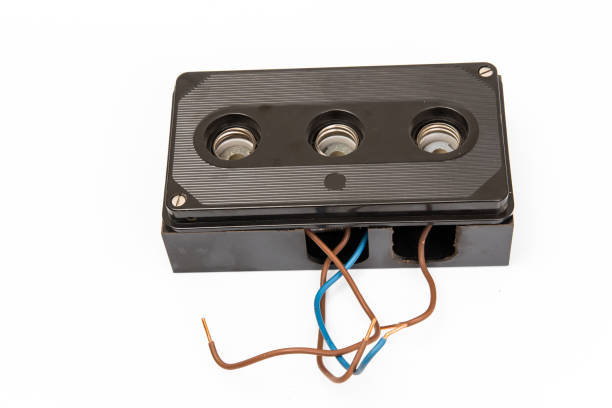 Obsolete fuse box with some wiring and room for 3 fuses.