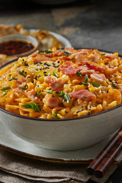 istock The viral Spicy Chicken Carbonara Ramen 2155210391