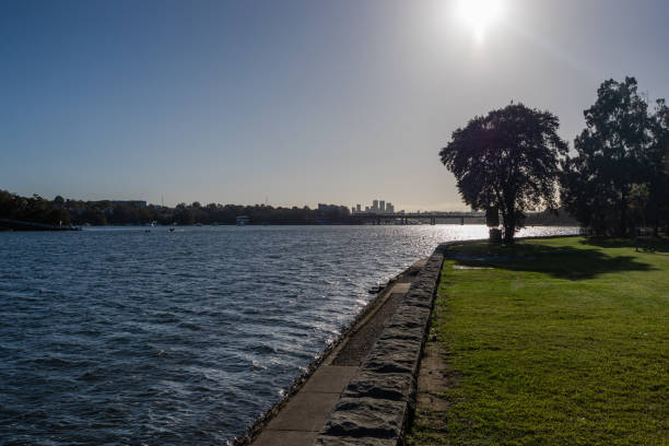 istock Sunny morning at the river 2155215917
