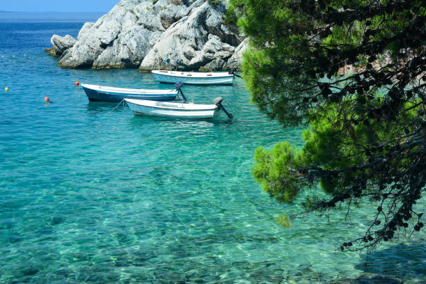 istock Motorboats on the Adriatic Sea 2155217193