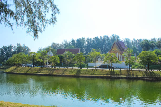 istock Buddhist Nai Harn temple Wat on Phuket island, Thailand. 2155228373