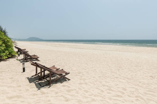 Tropic beach landscape from South China Sea. \nDa Nang - Vietnam.