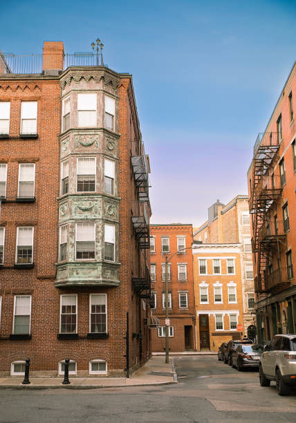 istock Brick buildings on Boston Street 2155241580