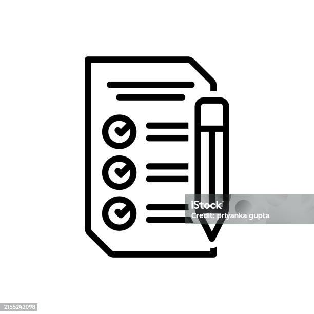 Task. Check Symbol Task Check Stock Illustration - Download Image Now - Checklist ...