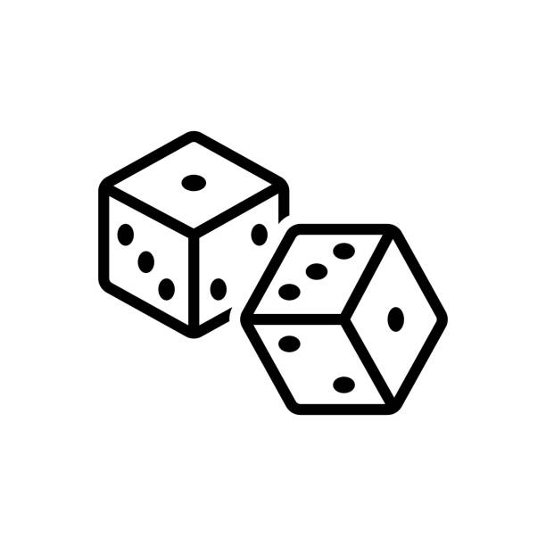 ilustrações de stock, clip art, desenhos animados e ícones de dice cube - board game